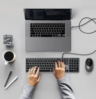 Лот: 21438418. Фото: 8. Клавиатура Satechi Slim W3 USB-C...