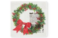 Лот: 24491606. Фото: 2. Салфетки трёхслойные HOFF Wreath... Хозтовары