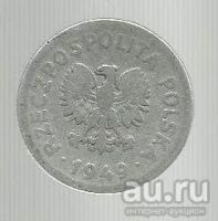 Лот: 9468588. Фото: 2. 1 злот 1949 г. Польша. Монеты