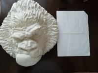 Лот: 15329544. Фото: 3. Гипсовая скульптура головы гориллы. Коллекционирование, моделизм