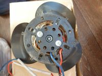 Лот: 4439930. Фото: 3. Двигатель с вентилятором от тепловентилятора... Строительство и ремонт