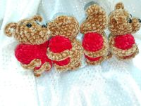 Лот: 21381136. Фото: 2. Щенок с сердечком. Вязание, шитье