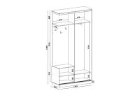 Лот: 25244360. Фото: 4. Прихожая левая Hoff Практик 03. Красноярск