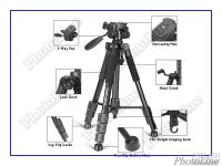 Лот: 17244433. Фото: 3. Профессиональный надежный штатив... Фото, видеокамеры, оптика