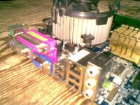 Лот: 2633853. Фото: 2. Комплект мать+проц Gigabyte GA-945GM-S2. Комплектующие