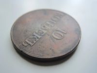 Лот: 19063415. Фото: 3. медная монета 10 копеек 1833 г... Коллекционирование, моделизм