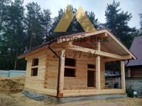 Лот: 15218122. Фото: 3. Дом 4х6 с террасой 2х6 из строганного... Строительство и ремонт