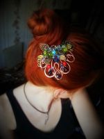 Лот: 6309292. Фото: 4. Шпилька ручной работы, осенняя...