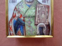 Лот: 9824273. Фото: 3. дивная икона святой Николай Чудотворец... Коллекционирование, моделизм