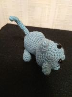 Лот: 11338529. Фото: 2. Маленький игривый котенок амигуруми. Ручная работа