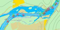 Лот: 16399535. Фото: 2. Garmin Navicom Подробная навигационная... Смартфоны, связь, навигация
