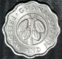 Лот: 16341290. Фото: 2. Экзотика с рубля (23582) Гана... Монеты
