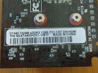Лот: 18127169. Фото: 5. Видеокарта GeForce GT 440 1Gb