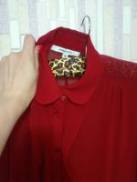 Лот: 7849283. Фото: 2. Шикарная красная блуза Monica... Женская одежда