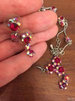 Лот: 8541160. Фото: 2. Серьги и колье (Смотрите другие... Ювелирные изделия, бижутерия, часы