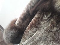 Лот: 13886121. Фото: 2. Шуба мутоновая Fur Natural с песцовым... Женская одежда