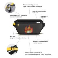 Лот: 24997891. Фото: 8. Сумка-поясная с пиксельным LED-экраном...