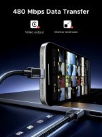 Лот: 25529846. Фото: 4. Кабель UGREEN L524 (55765) USB-C... Красноярск