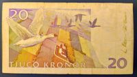 Лот: 19451504. Фото: 2. Швеция 20 крон 2001 из оборота... Банкноты