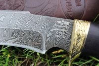 Лот: 7637499. Фото: 6. Нож из Дамасской стали: Кардинал...