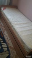 Лот: 13742141. Фото: 2. Кровать односпальная и матрас... Мебель для спальни