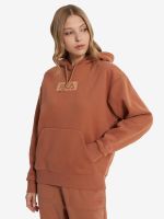 Лот: 25410681. Фото: 5. Худи женское оверсайз FILA, Коричневый