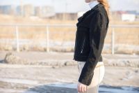 Лот: 5078272. Фото: 2. Куртка - пиджак натуральная замша. Женская одежда