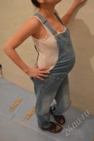 Лот: 1617661. Фото: 3. Комбенизон для беременных джинсовый... Одежда, обувь, галантерея