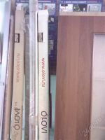 Лот: 2855664. Фото: 2. дверное полотно со стеклом + коробка... Двери, окна, фурнитура