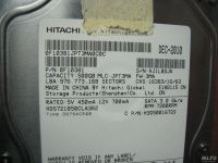 Лот: 10069273. Фото: 2. HDD Hitachi 500GB для компьютера... Комплектующие