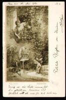 Лот: 18598881. Фото: 3. Две старинных художественных открытки... Коллекционирование, моделизм