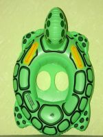 Лот: 61285. Фото: 2. Надувной круг-черепаха с сиденьем. Дети растут