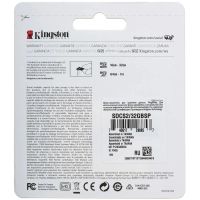 Лот: 25730065. Фото: 2. Карта памяти microSDHC 32GB Kingston... Носители информации