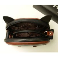 Лот: 3402938. Фото: 2. Сумка-боулинг с принтом мордочки... Аксессуары