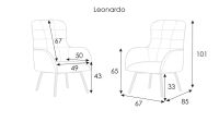 Лот: 23778809. Фото: 5. Кресло Leonardo