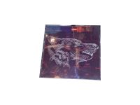 Лот: 4711785. Фото: 3. Волк. гравировка на стекле. ручная... Красноярск