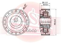 Лот: 24756012. Фото: 2. Ролик Натяжной ASVA арт. FDBP-010. Красноярск