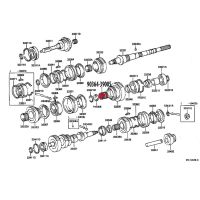Лот: 20943926. Фото: 2. Подшипник КПП Toyota Aisin R154... Автозапчасти