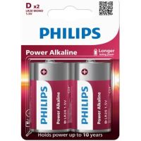 Лот: 25794318. Фото: 2. Батарейка Philips LR20/2BL Power... Аксессуары
