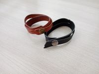 Лот: 25589049. Фото: 2. Браслеты кожаные 3 шт ручная работа. Ручная работа
