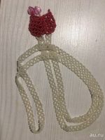 Лот: 13872604. Фото: 3. Шейное украшение из бисера. Ручная... Красноярск