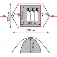 Лот: 21288610. Фото: 2. Палатка Tramp Lite Hunter 3 (56822... Туризм