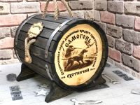Лот: 25776316. Фото: 6. Мини-бар Бочка из дерева