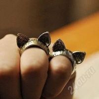 Лот: 1268946. Фото: 2. кольцо с ушками, последнее. Ювелирные изделия, бижутерия, часы