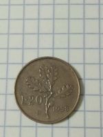 Лот: 9666771. Фото: 2. Монета Италия 20 лир, 1958. Монеты