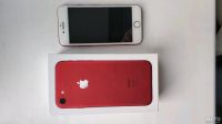 Лот: 13710560. Фото: 2. Apple iPhone 7 32 red. Смартфоны, связь, навигация