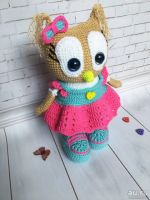 Лот: 13369892. Фото: 2. Совушка в платье. Ручная работа. Вязание, шитье