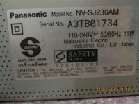 Лот: 3355817. Фото: 4. Видеомагнитофон Panasonic nv-sj230am. Красноярск