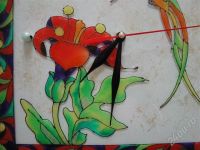 Лот: 327927. Фото: 2. Часы"Колибри".Ручная работа.Роспись... Ювелирные изделия, бижутерия, часы