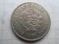 Лот: 21443179. Фото: 2. Перу 5 солей 1977. Монеты